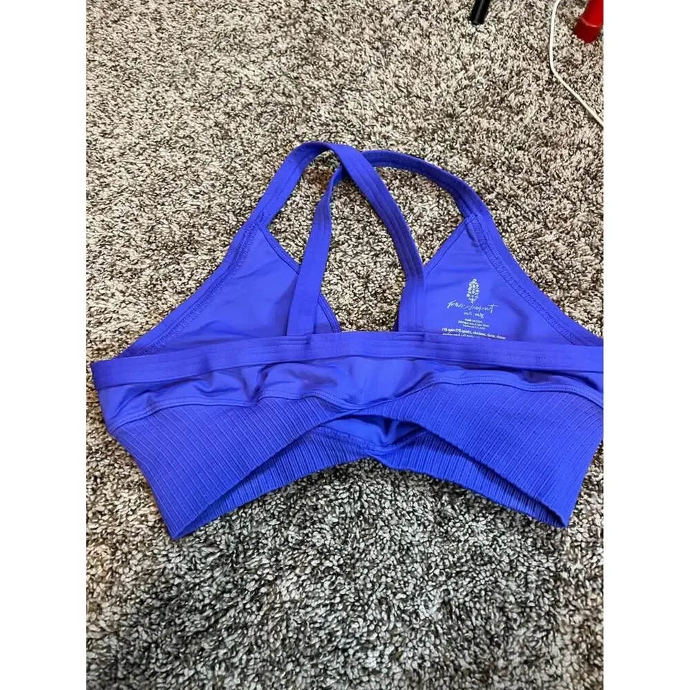 Free People Deep Blue Strappy Bralette